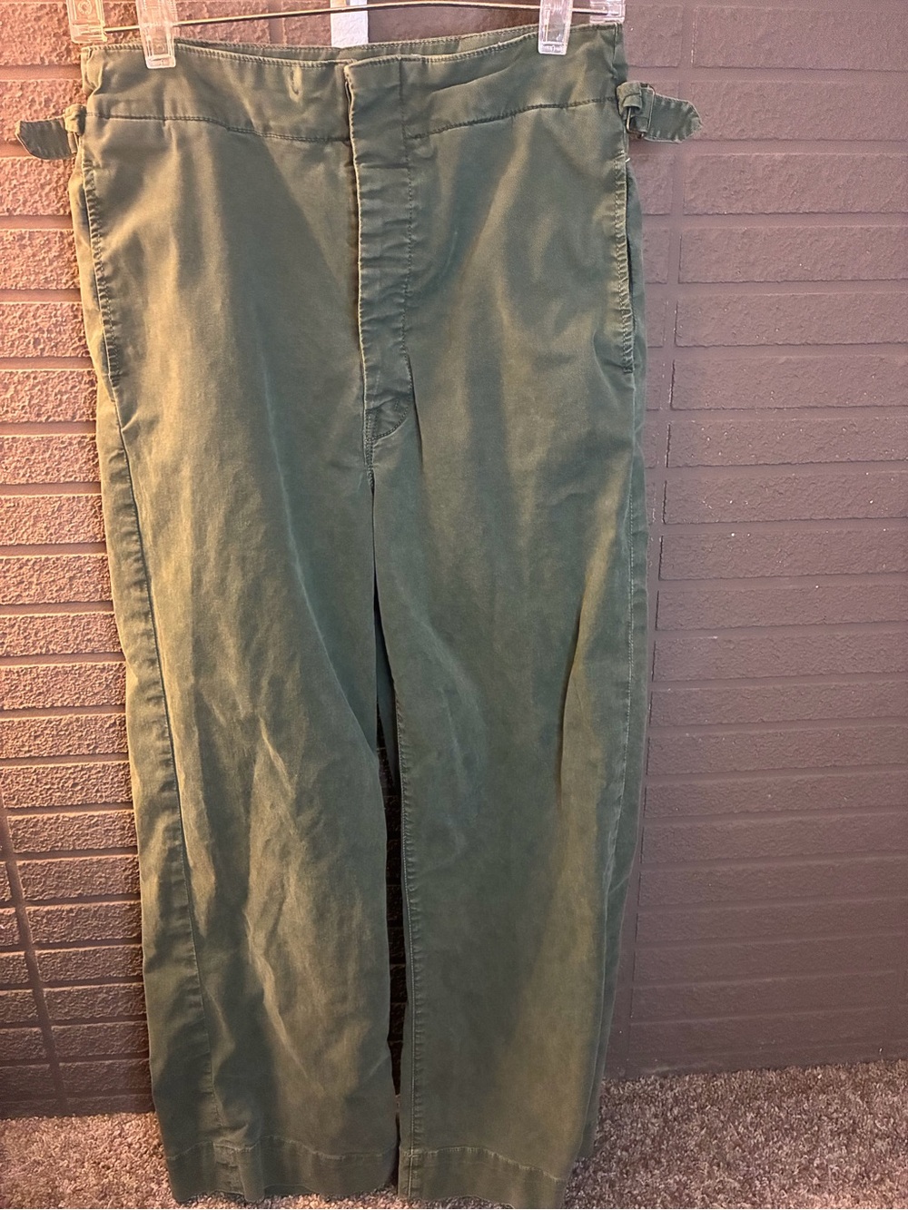 MOTHER Olive Green Women's Casual Chinos